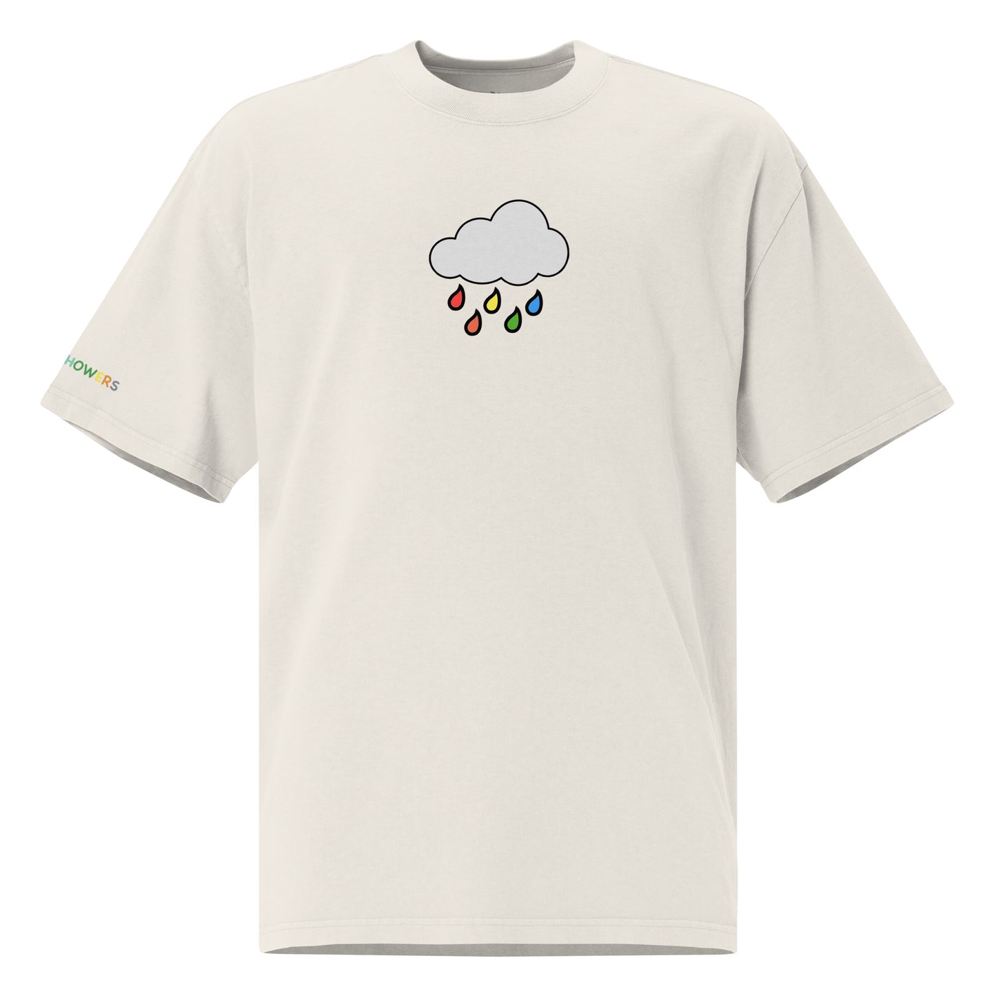 April Showers S2 Oversized Short Sleeve (Bone)